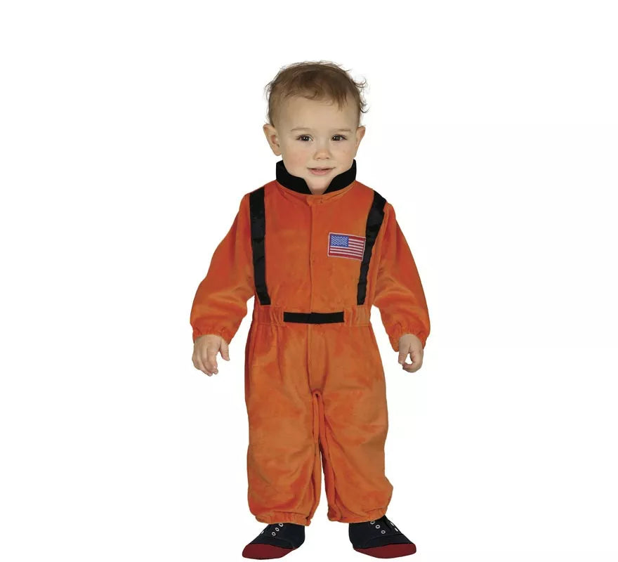 Translation missing: fr.Disfraz de Astronauta naranja para bebé