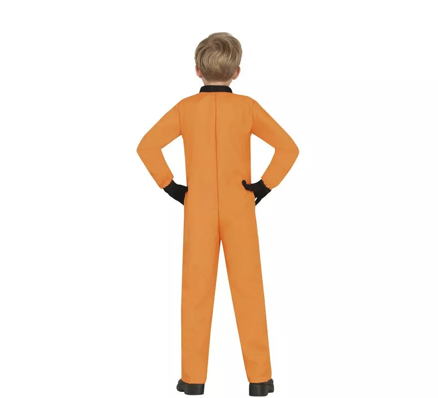 Disfraz de Astronauta naranja para niños