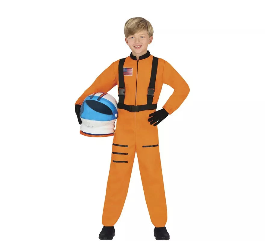 Translation missing: fr.Disfraz de Astronauta naranja para niños