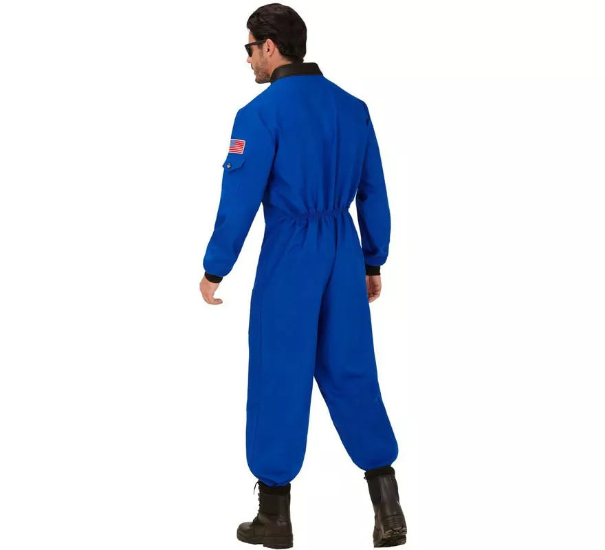Translation missing: fr.Disfraz de Astronauta Space azul para hombre