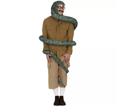 Costume d'attaque de serpent pour homme