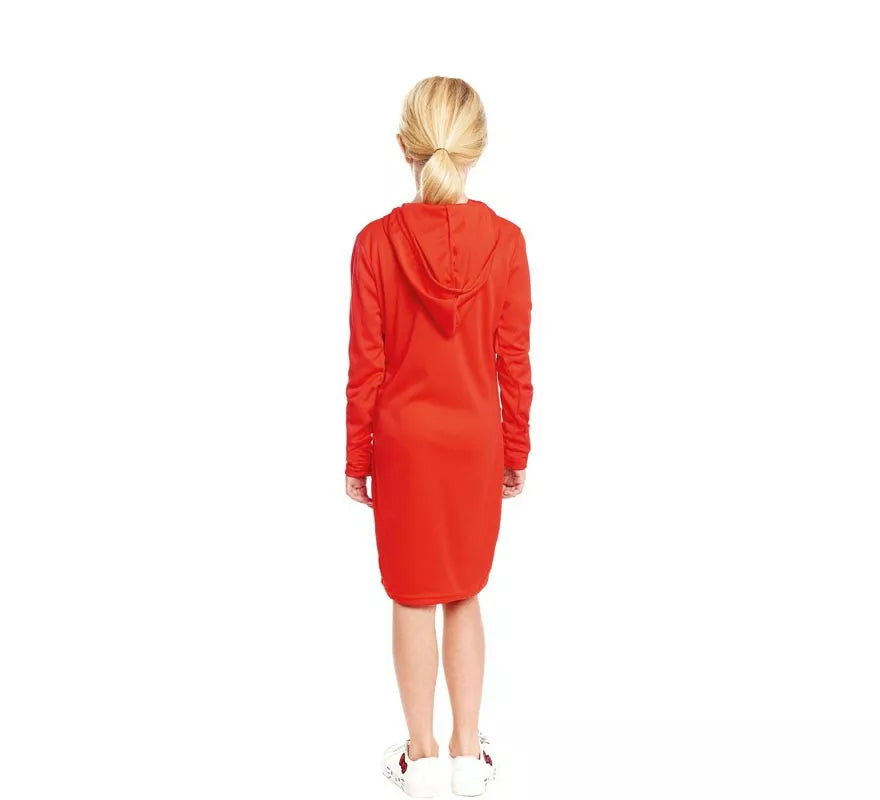 Translation missing: fr.Disfraz de Atracadora vestido rojo para niña