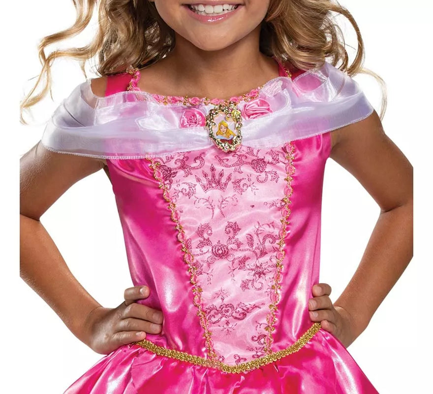 Translation missing: fr.Disfraz de Aurora La Bella Durmiente Deluxe para niña