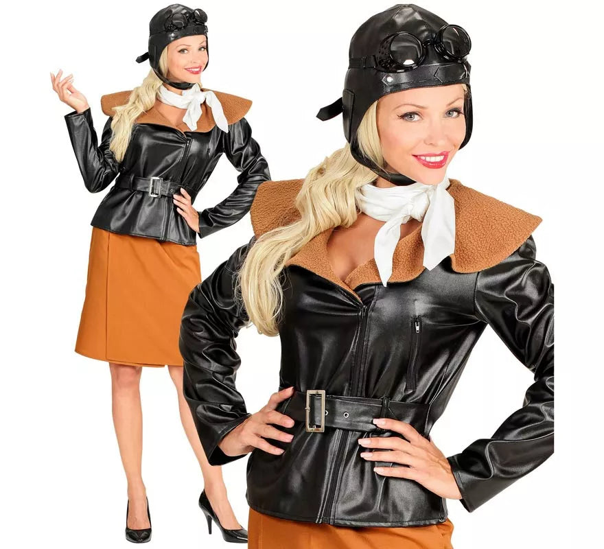Translation missing: fr.Disfraz de Aviadora Retro para mujer