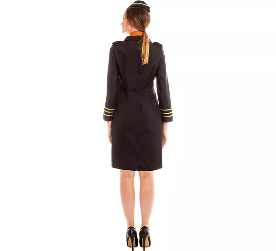 Translation missing: fr.Disfraz de Azafata de Vuelo Elegante con Gorro para mujer