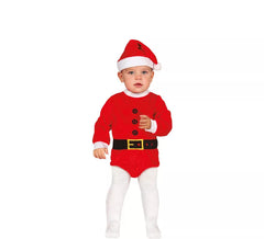 Déguisement de père Noël bébé en body bébé