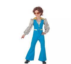 Déguisement Blue Dancer des années 70 pour enfant