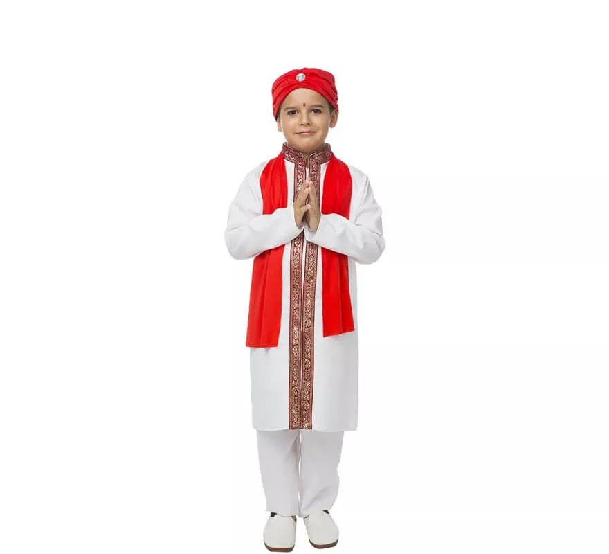 Translation missing: fr.Disfraz de Bailarín Bollywood para niño