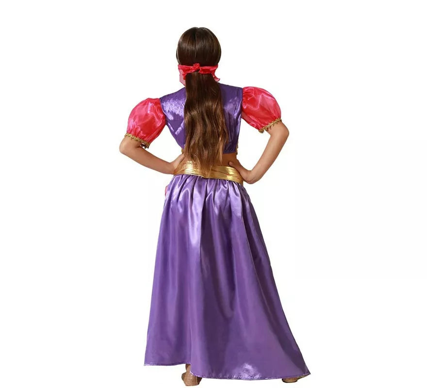 Translation missing: fr.Disfraz de Bailarina Árabe multicolor para niña