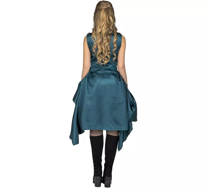 Disfraz de Bailarina Azul de Salón para mujer