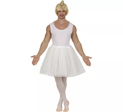 Déguisement de danseuse blanche homme