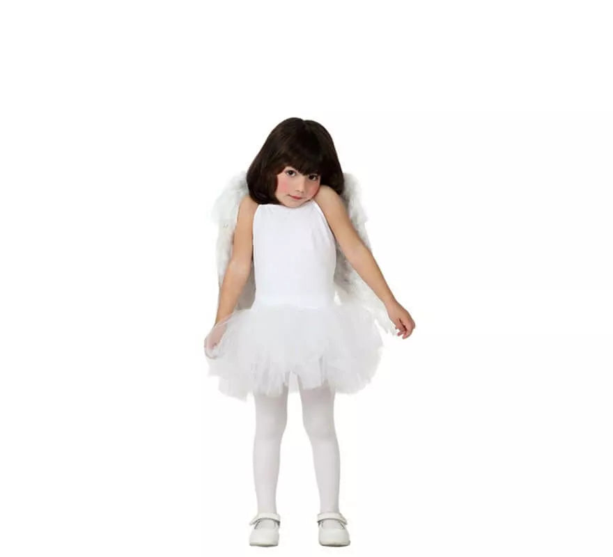 Translation missing: fr.Disfraz de Bailarina Blanco para Niña