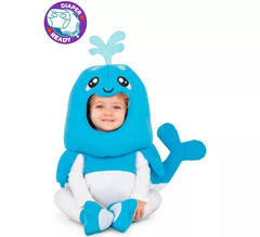 Déguisement de Baleine Bleu pour bébé