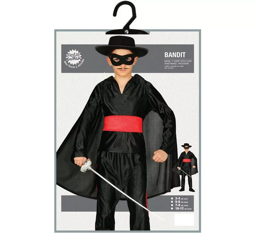 Translation missing: fr.Disfraz de Bandido Enmascarado para niño