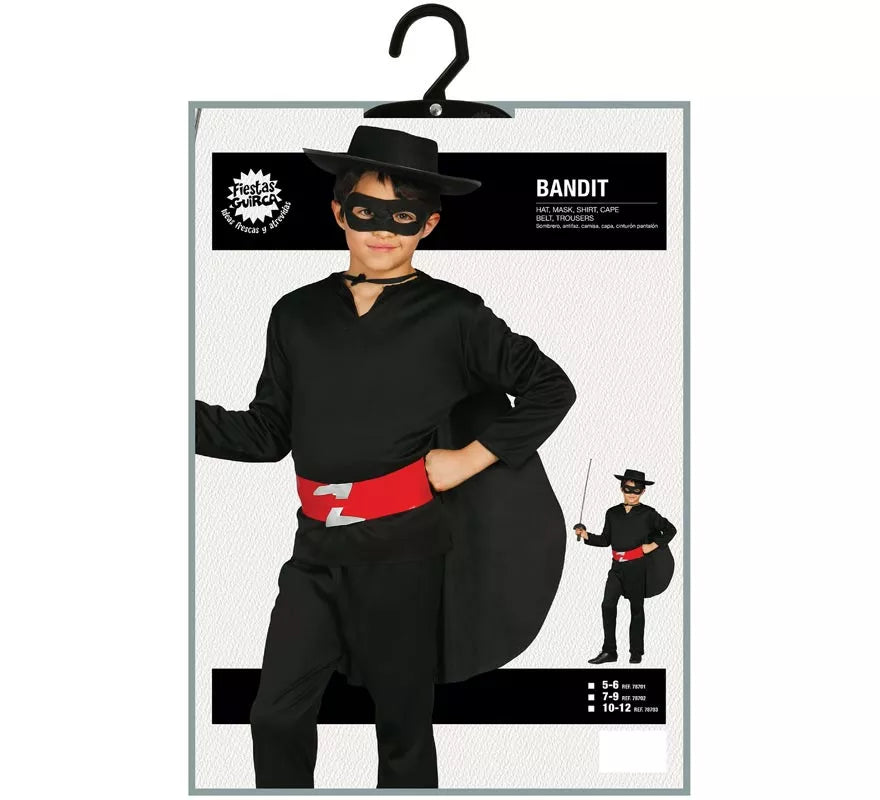 Translation missing: fr.Disfraz de Bandido Enmascarado para niño