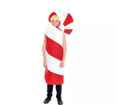 Costume de Canne en Bonbon de Noël pour Enfants