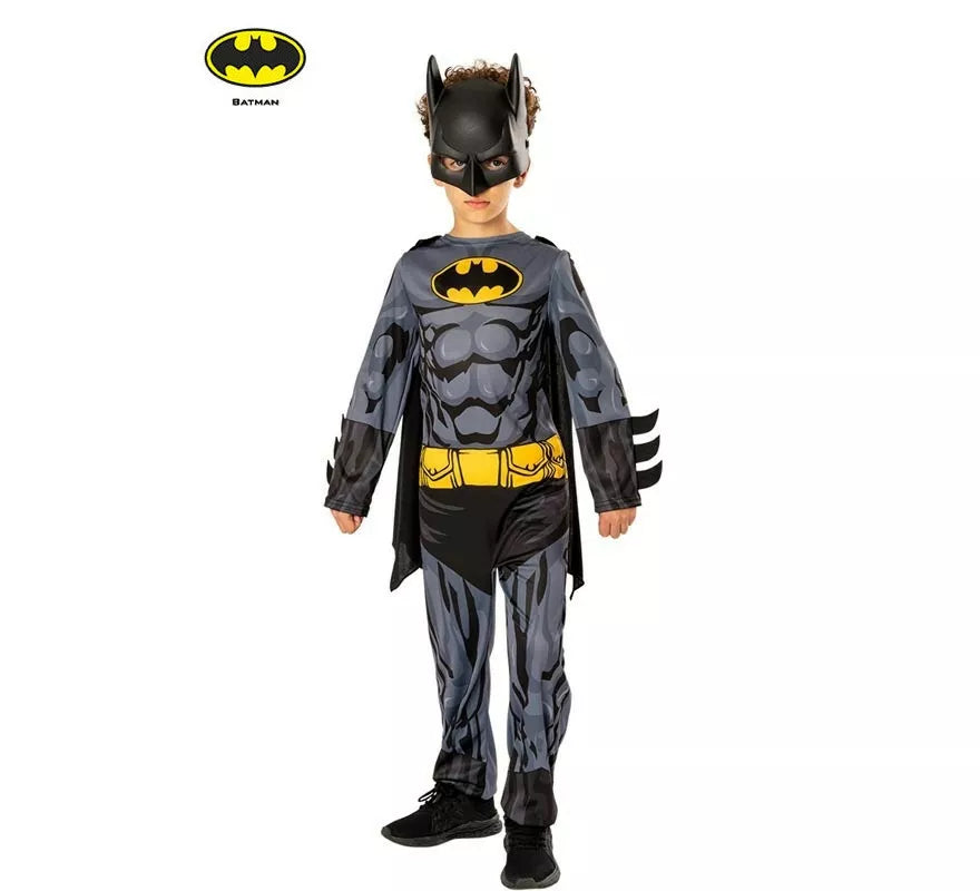 Translation missing: fr.Disfraz de Batman Opp pecho simulado con máscara para niño