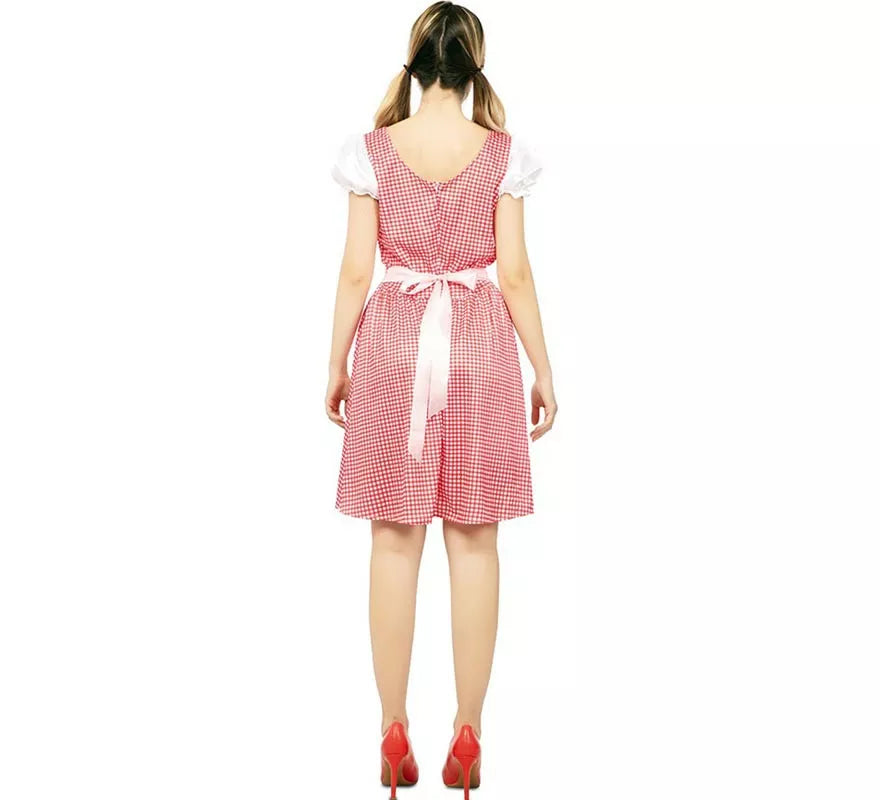 Translation missing: fr.Disfraz de Bávara vestido rosa y verde para mujer