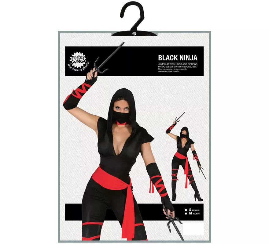 Translation missing: fr.Disfraz de Black Ninja para mujer