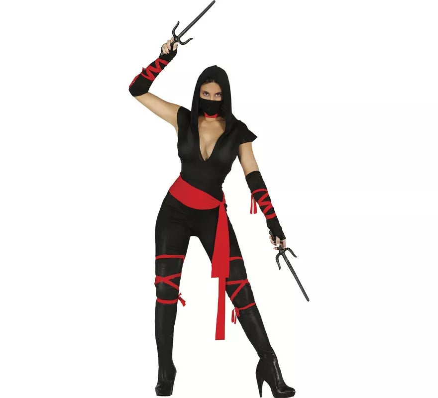 Translation missing: fr.Disfraz de Black Ninja para mujer