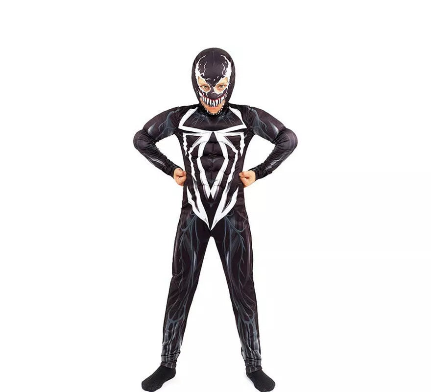 Translation missing: fr.Disfraz de Black Spider Maligno para niño