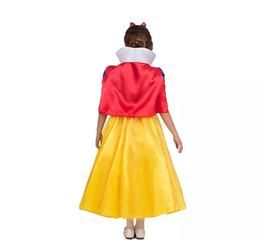 Translation missing: fr.Disfraz de Blancanieves con diadema y capa para niña