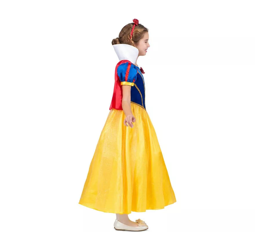 Translation missing: fr.Disfraz de Blancanieves con diadema y capa para niña