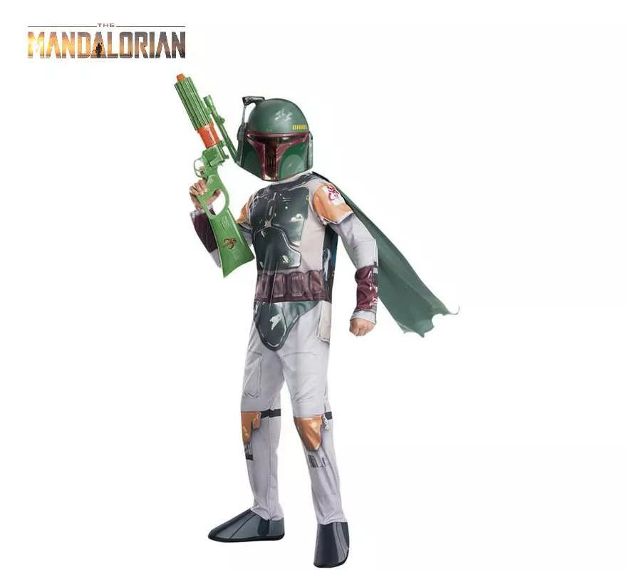 Translation missing: fr.Disfraz de Boba Fett de Star Wars Clásico para niño