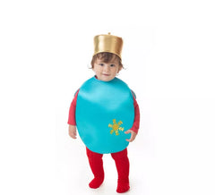 Costume de boule de Noël bleu bébé