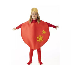 Déguisement boule de Noël rouge enfant