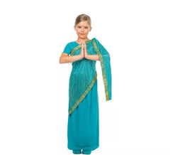Turquoise bleu costume Bollywood pour les filles