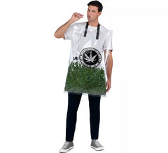 Déguisement de sac d'herbe verte adulte