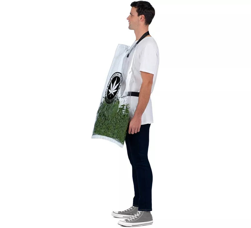 Translation missing: fr.Disfraz de Bolsa de Hierba verde para adulto