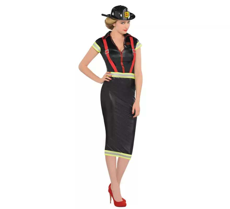 Disfraz de Bombera pin-up para mujer