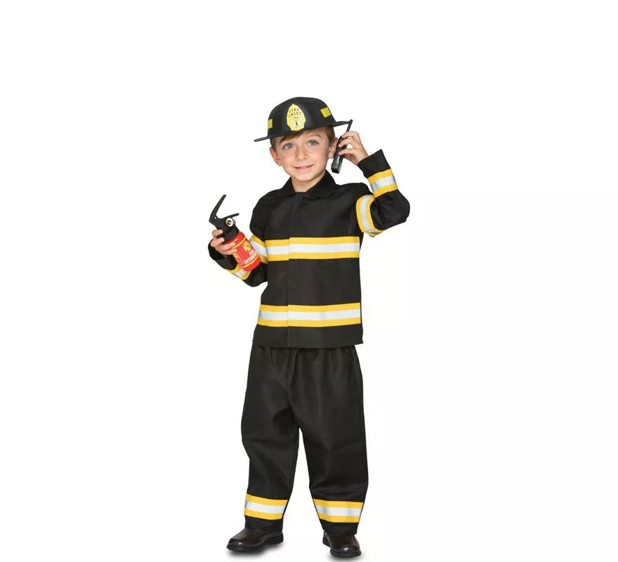 Translation missing: fr.Disfraz de Bombero azul y amarillo para niño