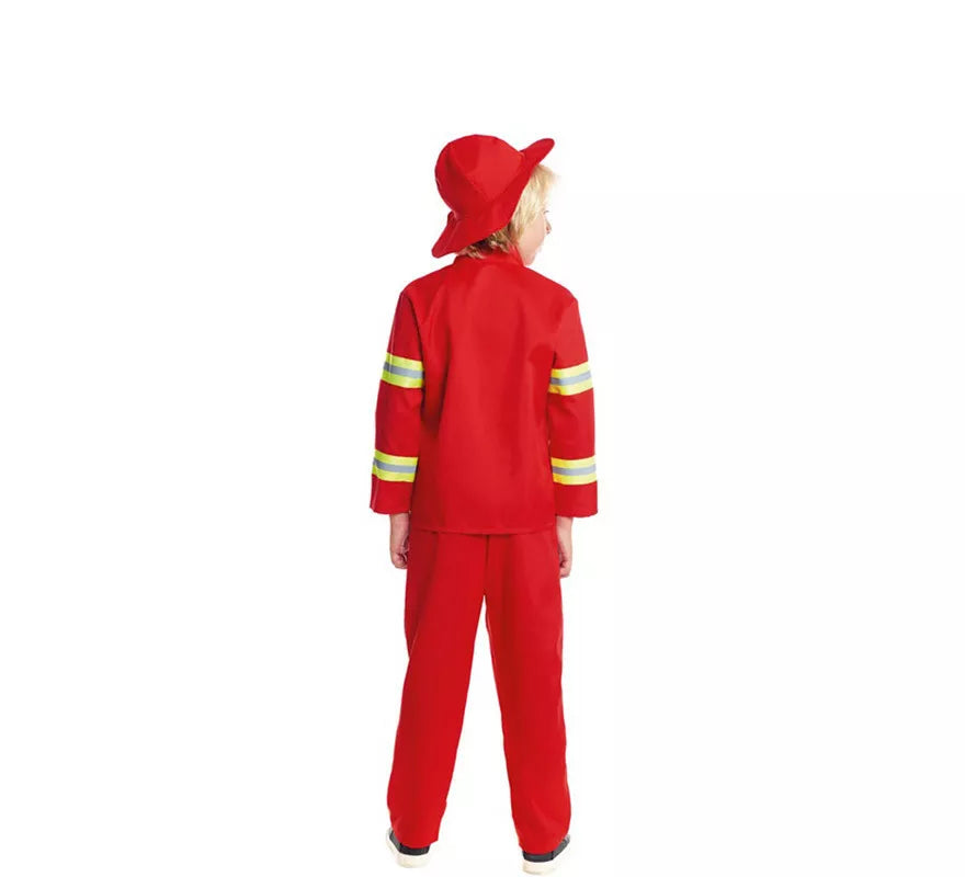 Translation missing: fr.Disfraz de Bombero Rojo y Amarillo para niño