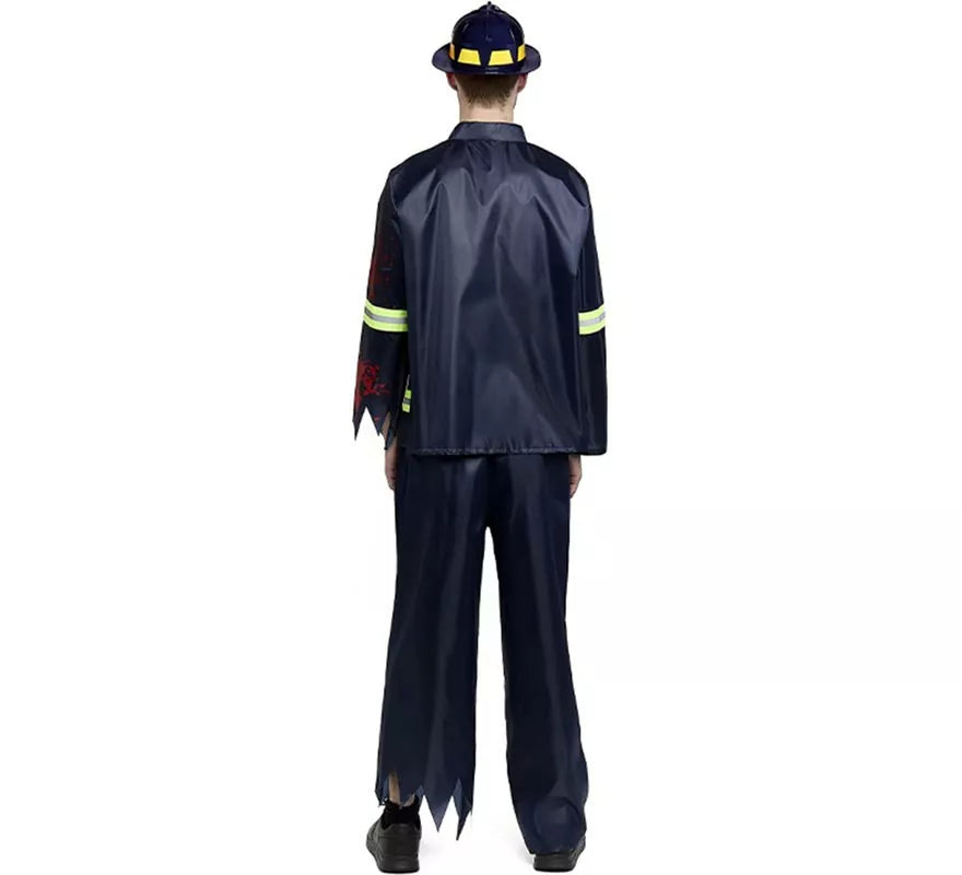 Translation missing: fr.Disfraz de Bombero Zombie para hombre