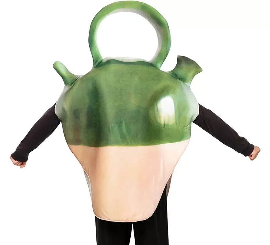Translation missing: fr.Disfraz de Botijo verde y beige para adulto
