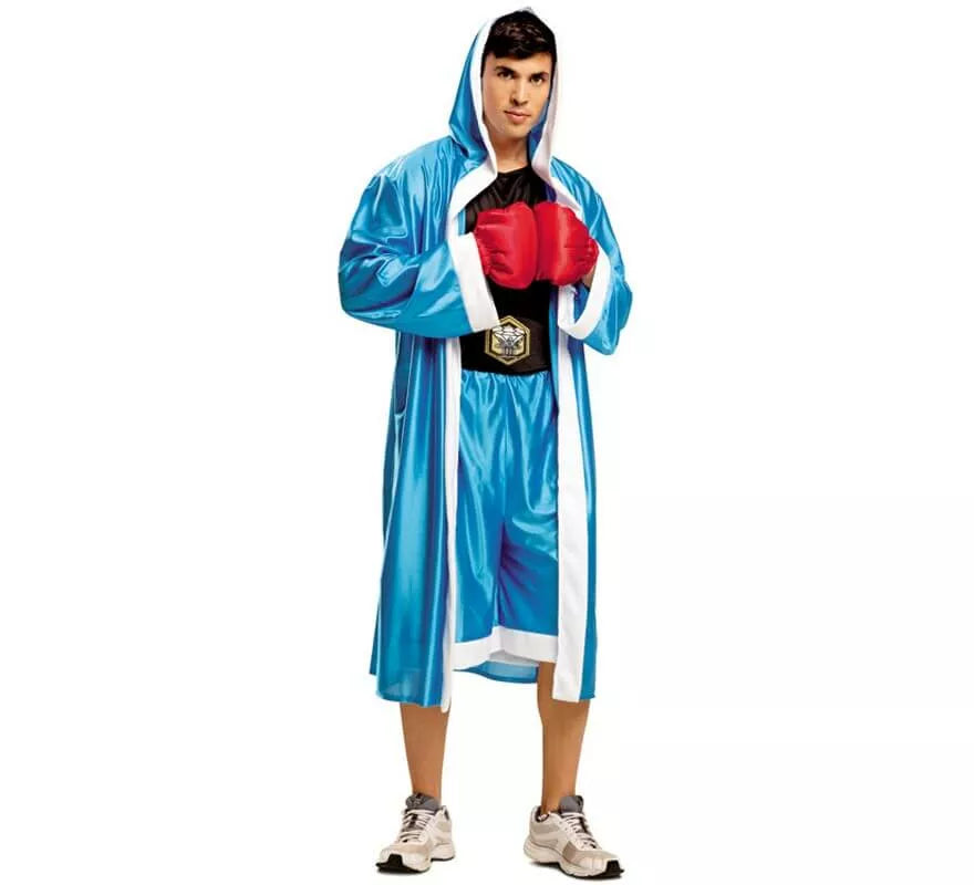 Translation missing: fr.Disfraz de Boxeador azul para hombre