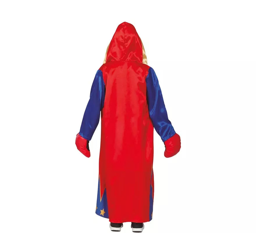 Translation missing: fr.Disfraz de Boxeador Azul y Rojo para niños