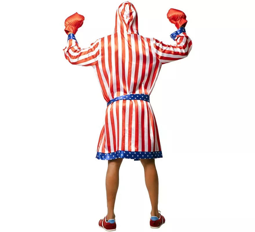 Translation missing: fr.Disfraz de Boxeador Profesional USA con cinturón para hombre