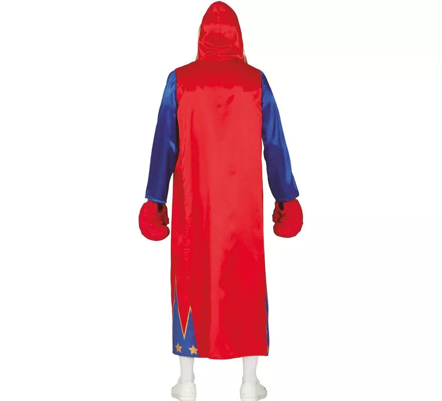 Translation missing: es.Disfraz de Boxeador Rojo y Azul para hombre
