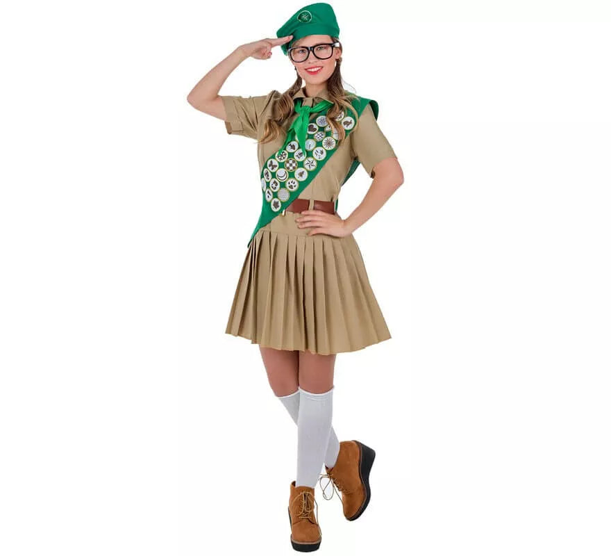 Disfraz de Boy Scout para mujer