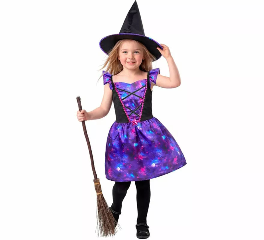 Disfraz de Bruja de Galaxia para niña