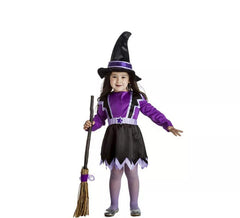 Déguisement de Sorcière Lilas pour fille
