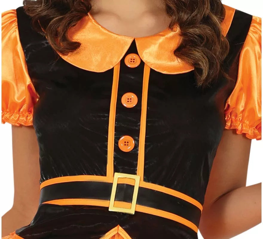 Translation missing: fr.Disfraz de Bruja naranja para mujer