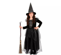Costume de sorcière noire pour fille