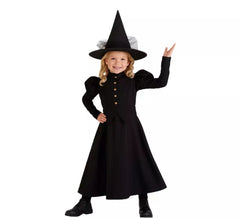 Costume de sorcière noire pour filles