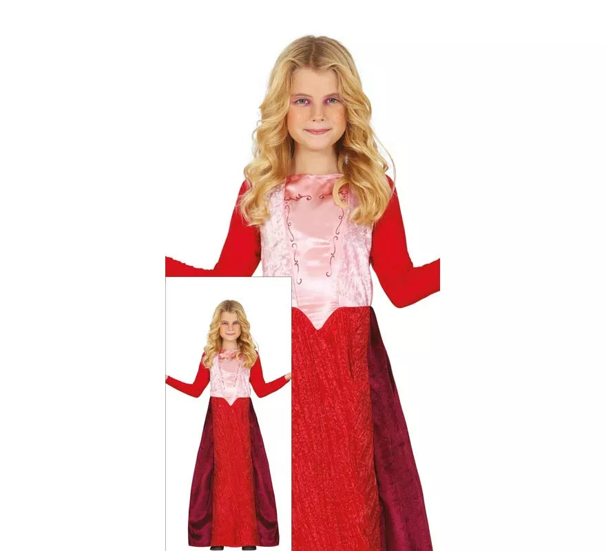 Translation missing: fr.Disfraz de Bruja rojo para niña