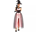 Disfraz de Bruja Rosa Vintage para mujer